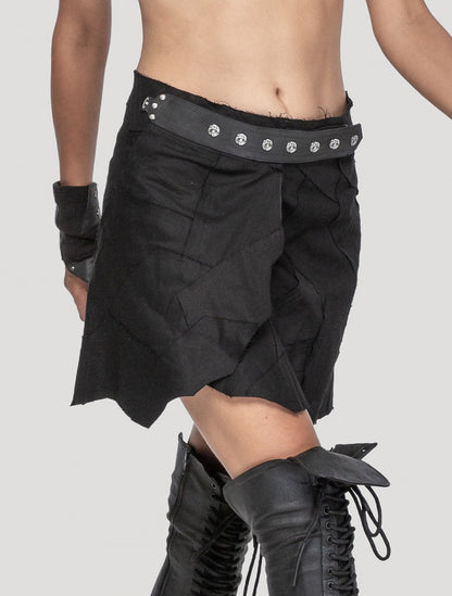 New Pecoa Veg Skirt  - BLACK