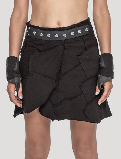 New Pecoa Veg Skirt  - BLACK