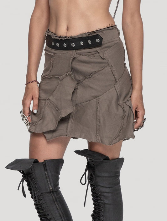 New Pecoa Veg Skirt  - CEMENT