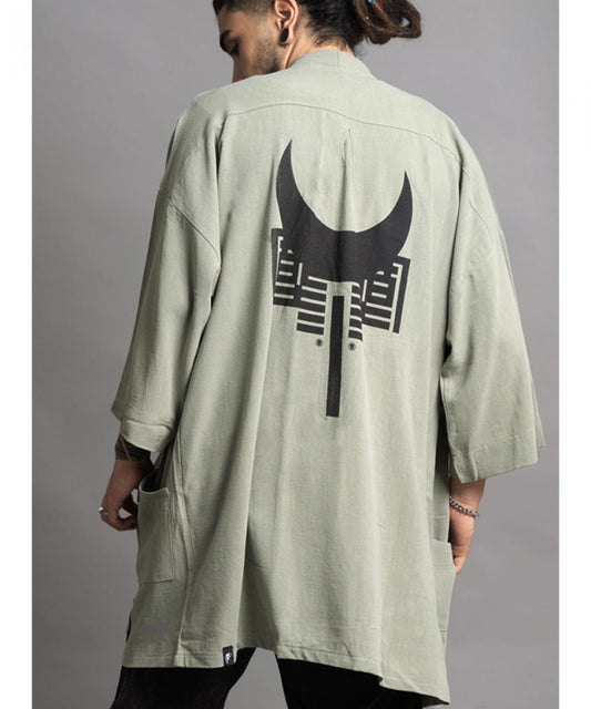 HOSHI Kimono In Brushed Grey