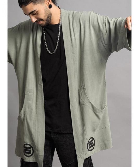 HOSHI Kimono In Brushed Grey