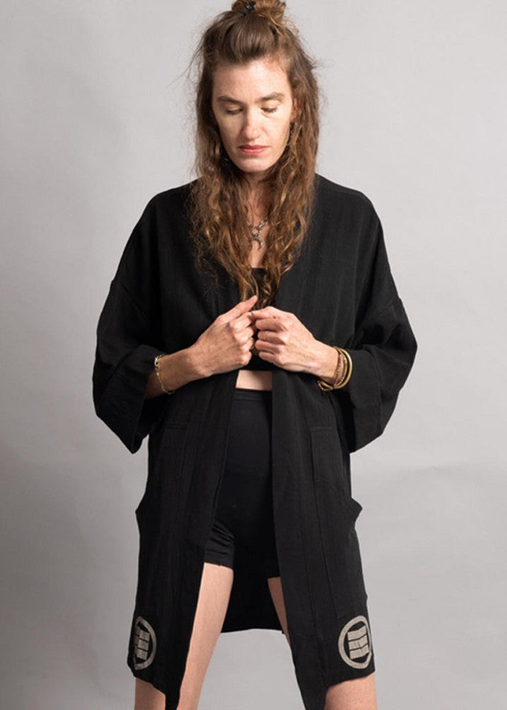 HOSHI WO Kimono In Black