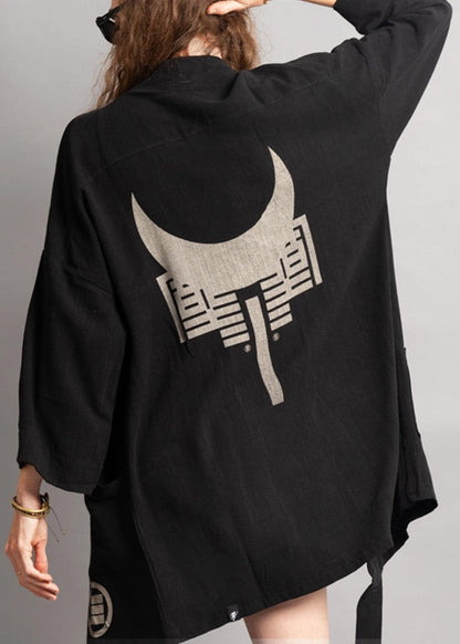 HOSHI WO Kimono In Black