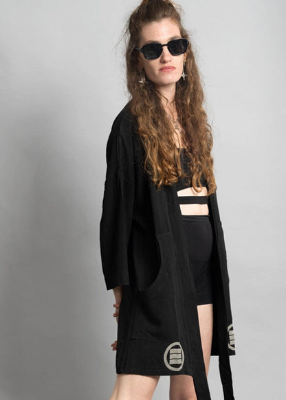 HOSHI WO Kimono In Black