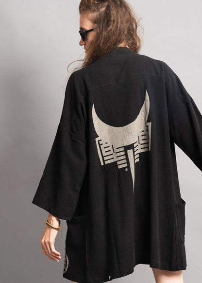 HOSHI WO Kimono In Black
