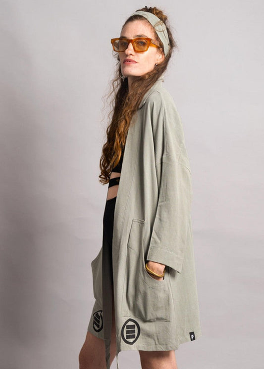 HOSHI WO Kimono In Grey