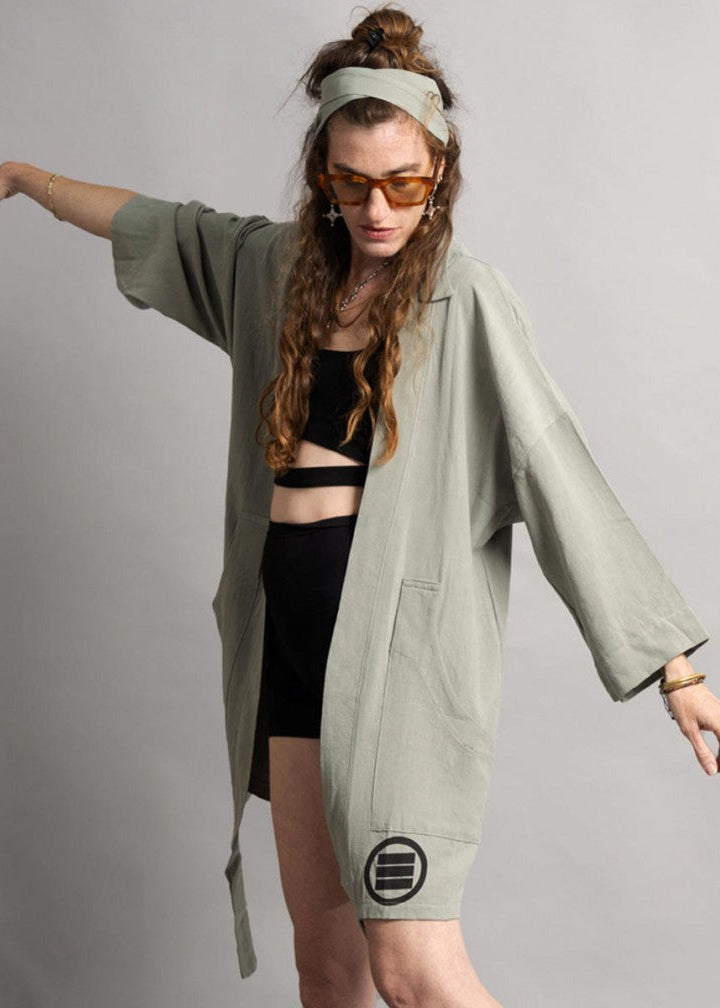 HOSHI WO Kimono In Grey