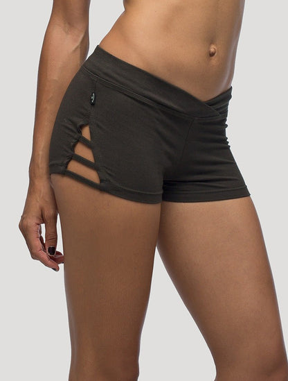 SOJI Mini Shorts In Olive