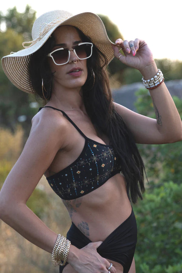 SPORT BRA FIREWORKS Print