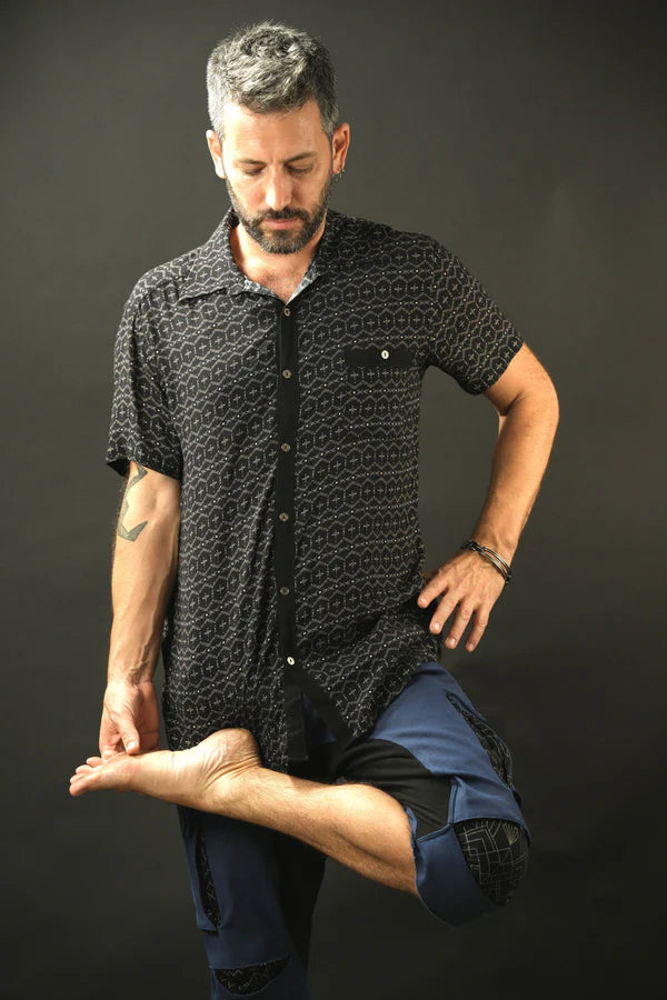 3/4 TAZER Pants In Navy Blue