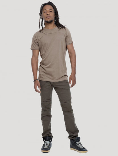 SHELTER Hooded T-Shirt In Cement