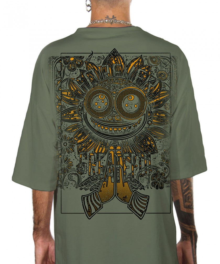 FOREVER GRATEFUL T-Shirt In Olive