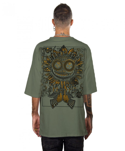 FOREVER GRATEFUL T-Shirt In Olive