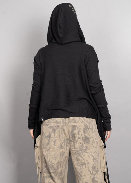 JAKA Cardigan In Black/Cream