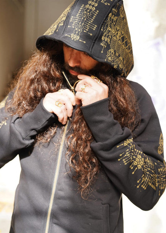 ASTARTA UNISEX Hooded Jacket In Black