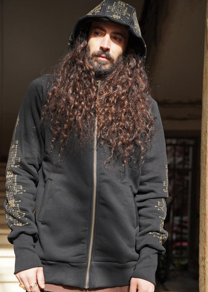 ASTARTA UNISEX Hooded Jacket In Black