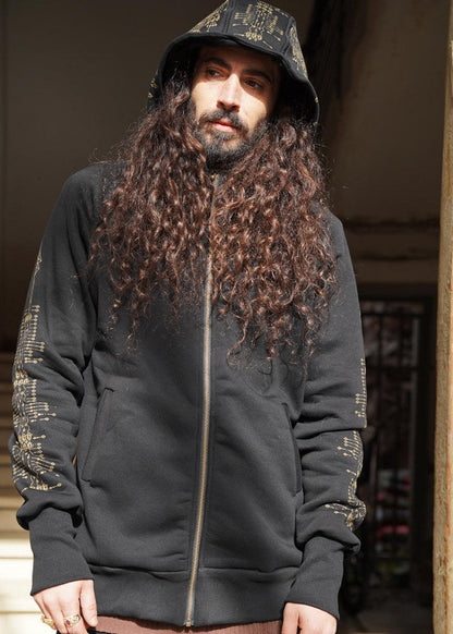 ASTARTA UNISEX Hooded Jacket In Black