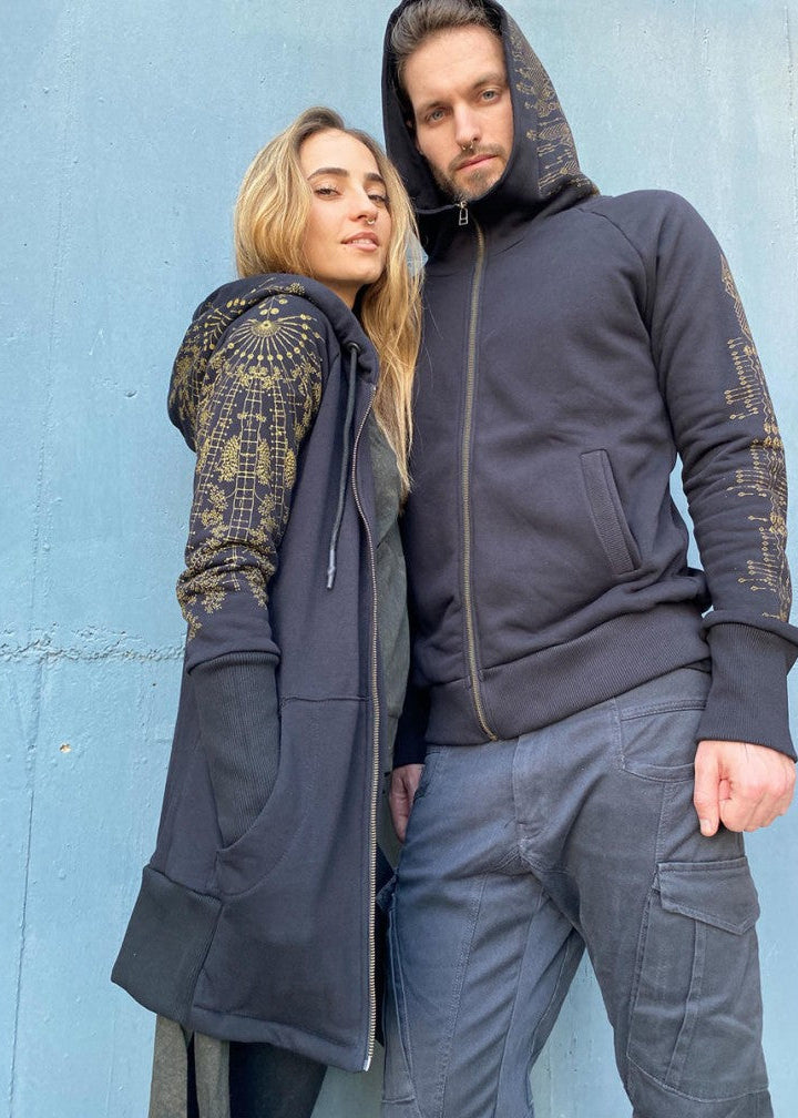 ASTARTA UNISEX Hooded Jacket In Black