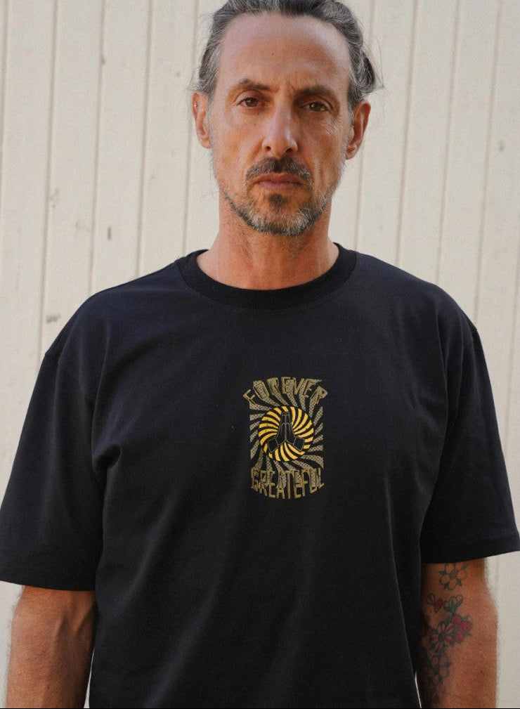 FOREVER GRATEFUL T-Shirt In Black