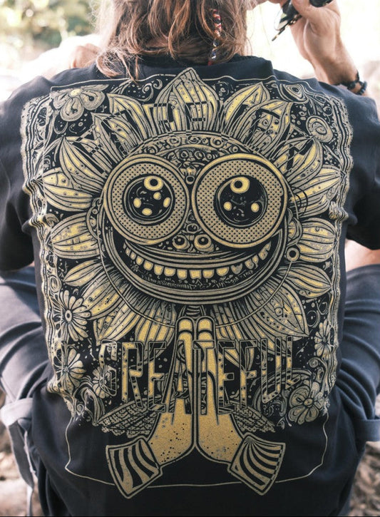 FOREVER GRATEFUL T-Shirt In Black