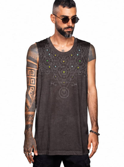 SHII Tank Top In Brown