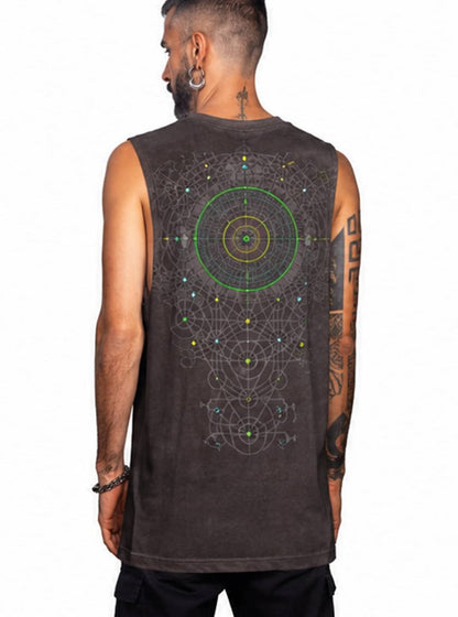 SHII Tank Top In Brown