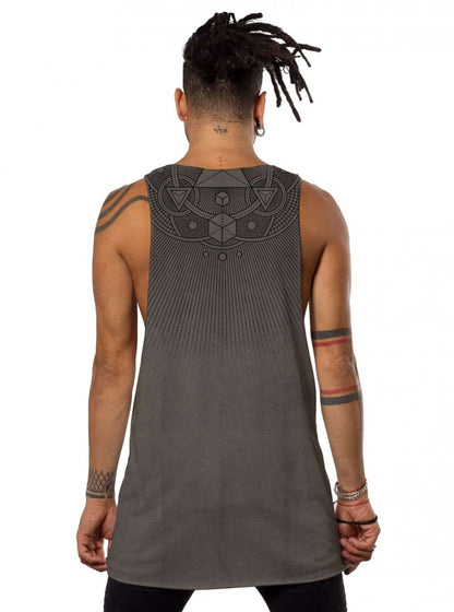 CUBE PIGMENT Tank Top In Dark Moka