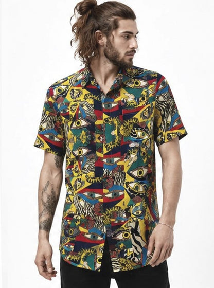 ALL EYES ON ME Button Up Shirt