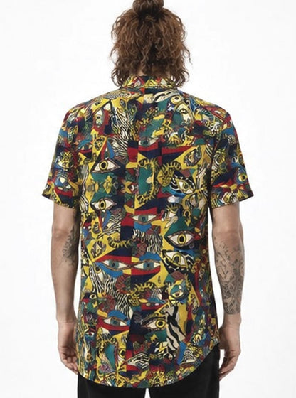 ALL EYES ON ME Button Up Shirt