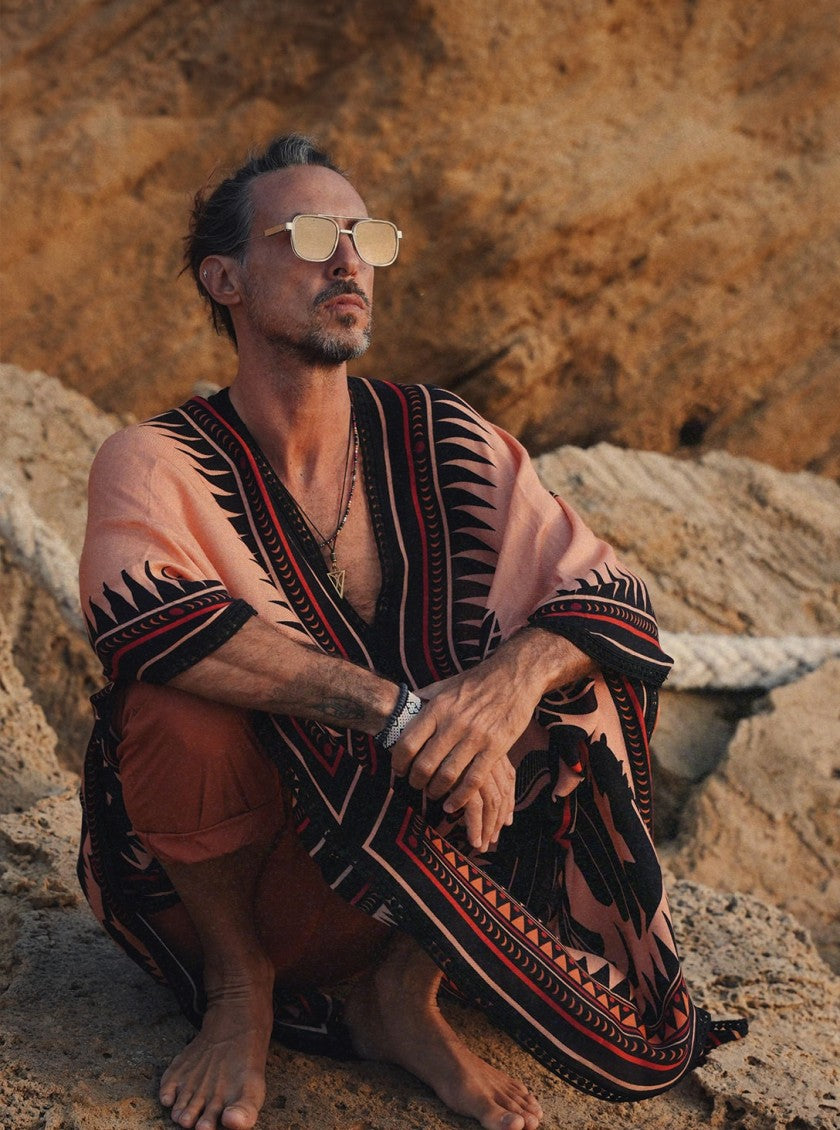 OMANE UNISEX KAFTAN - MOKA
