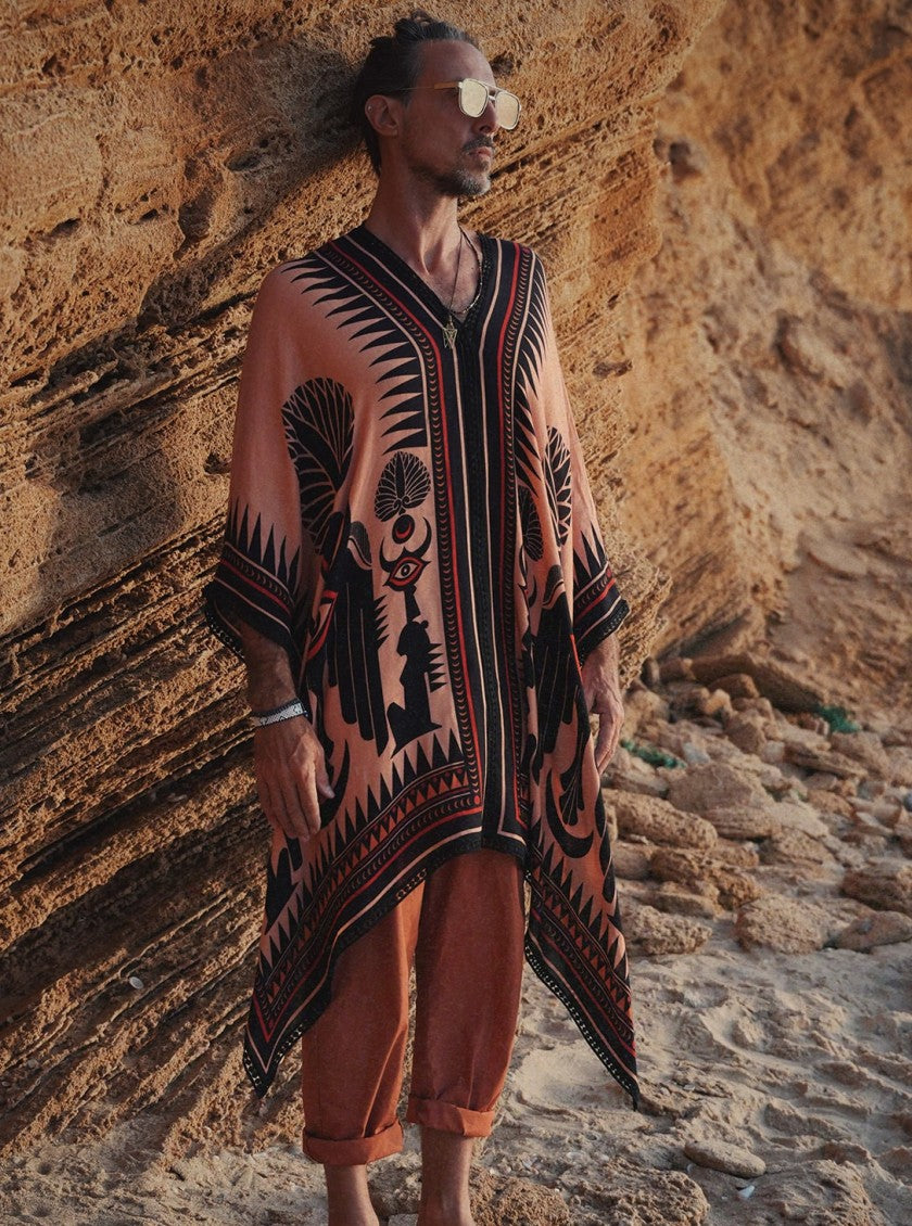 OMANE UNISEX KAFTAN - MOKA