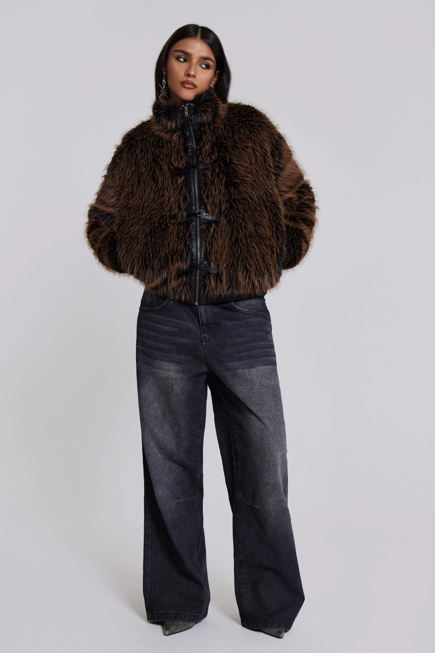 MENDOZA Unisex Faux Fur Jacket