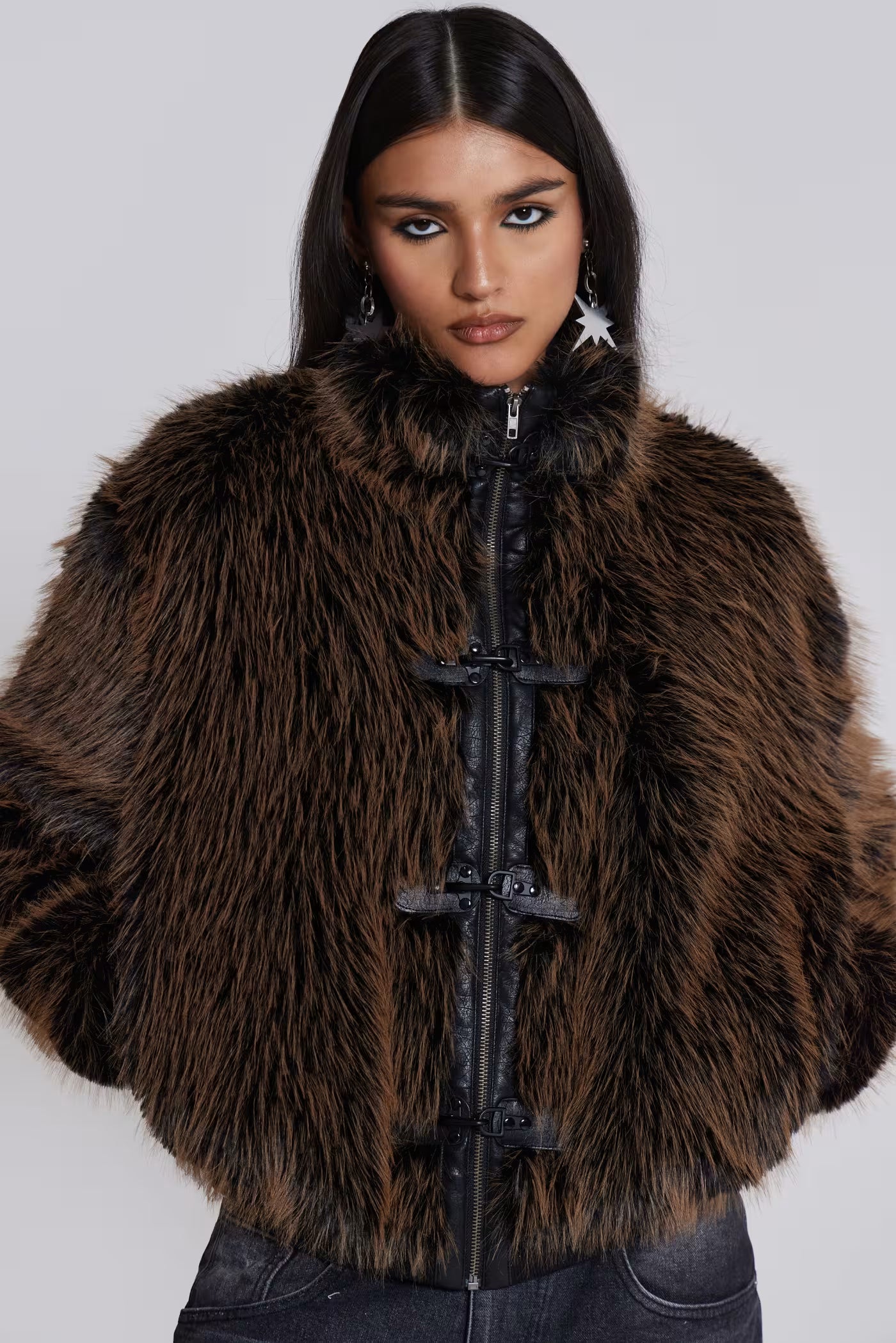 MENDOZA Unisex Faux Fur Jacket