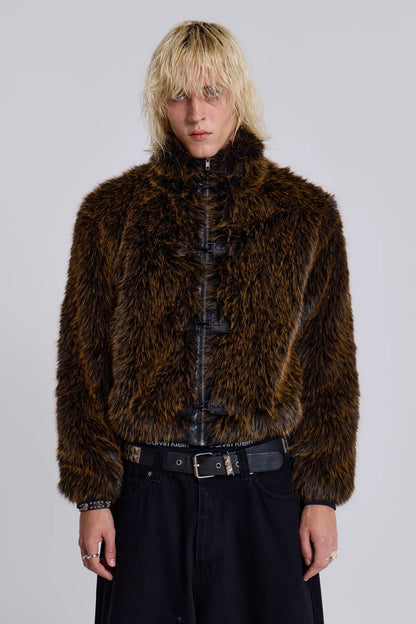 MENDOZA Unisex Faux Fur Jacket