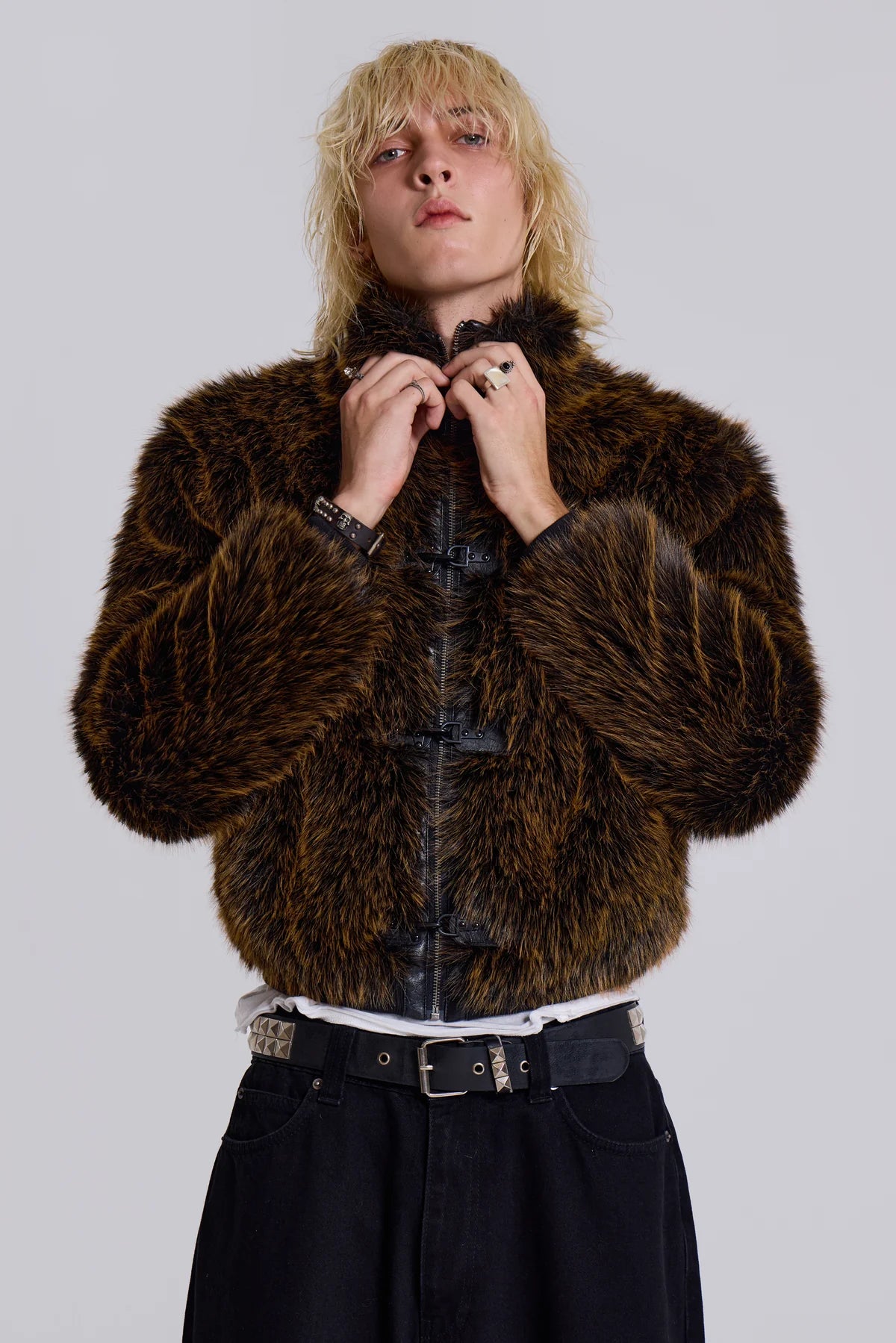 MENDOZA Unisex Faux Fur Jacket