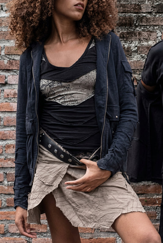 NEW PECOA VEG Skirt - Cement