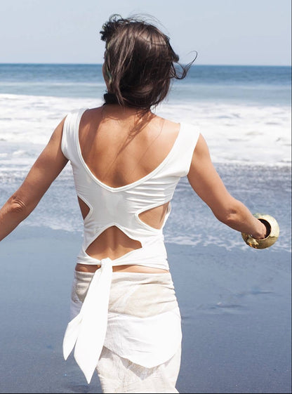 BURMESE Top In Off-White