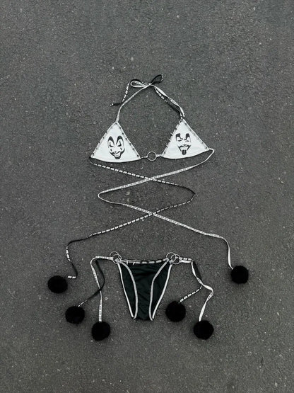 CIRCUS CHAOS STUDDED BIKINI SET