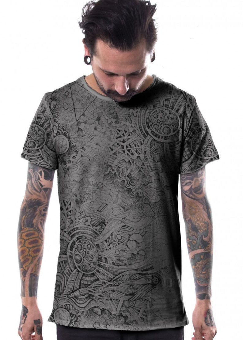 OVERTONES T-Shirt In Grey