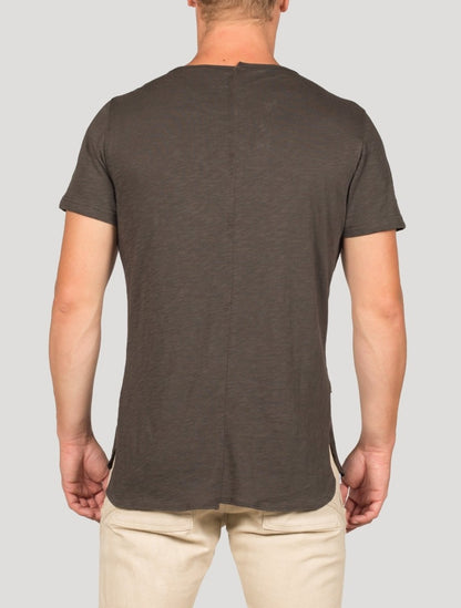 ON TEE T-Shirt In Olive Noir
