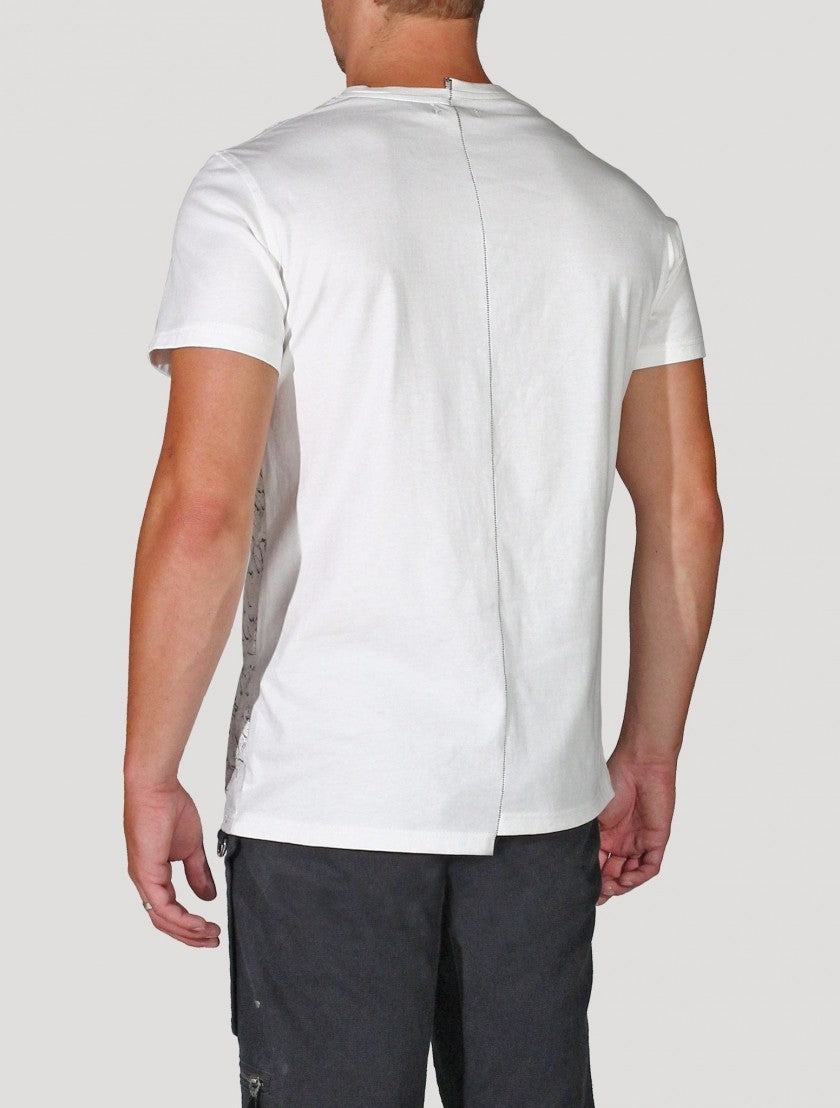 CRYSTAL SKULL T-Shirt In White