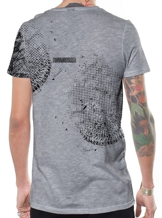 CHEROKEE T-Shirt In Grey Melange