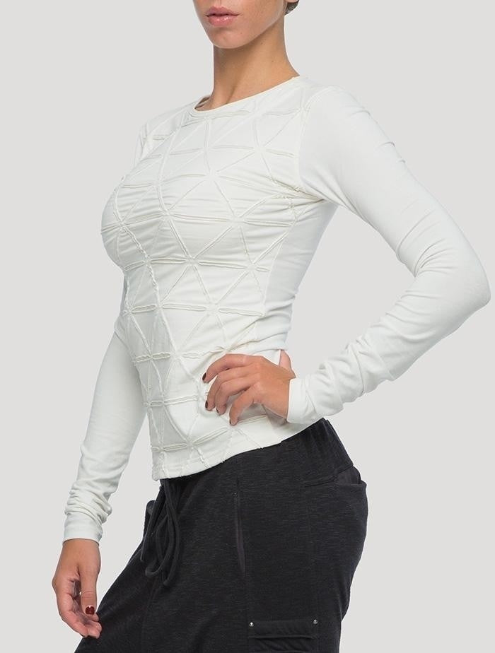 TANGLED Long Sleeves Top In Off-White