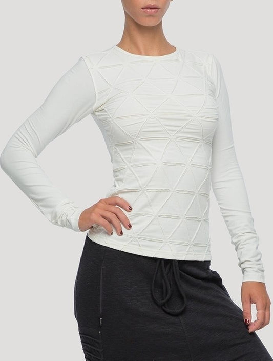 TANGLED Long Sleeves Top In Off-White