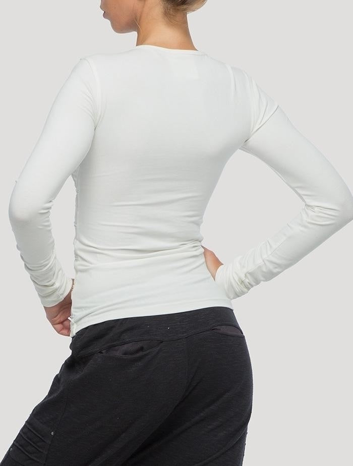 TANGLED Long Sleeves Top In Off-White