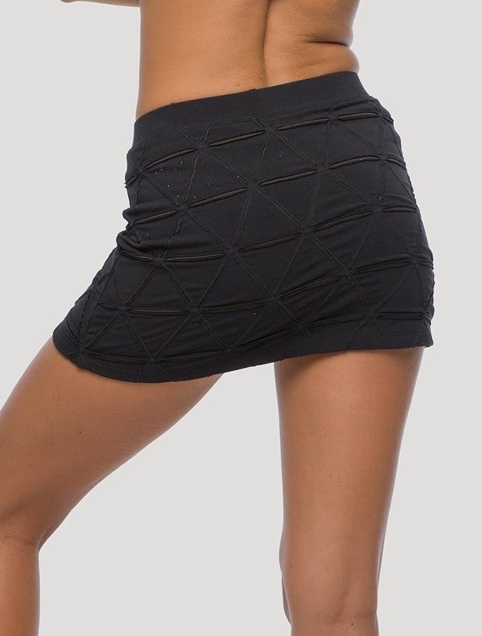 TANGLED Mini Skirt In Black