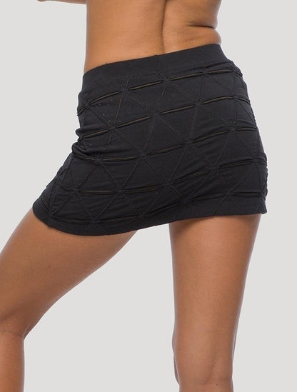 TANGLED Mini Skirt In Black