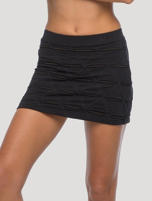 TANGLED Mini Skirt In Black