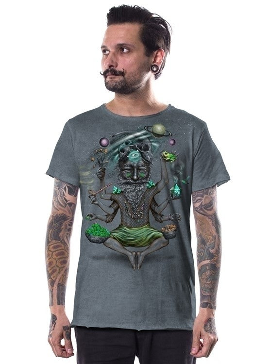 SABOOSH T-Shirt In Grey Wash