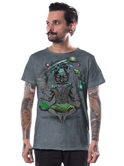 SABOOSH T-Shirt In Grey Wash